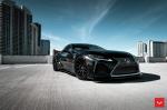 Lexus LC500 Obsidian on Vossen Wheels (HF-2) 2019 года